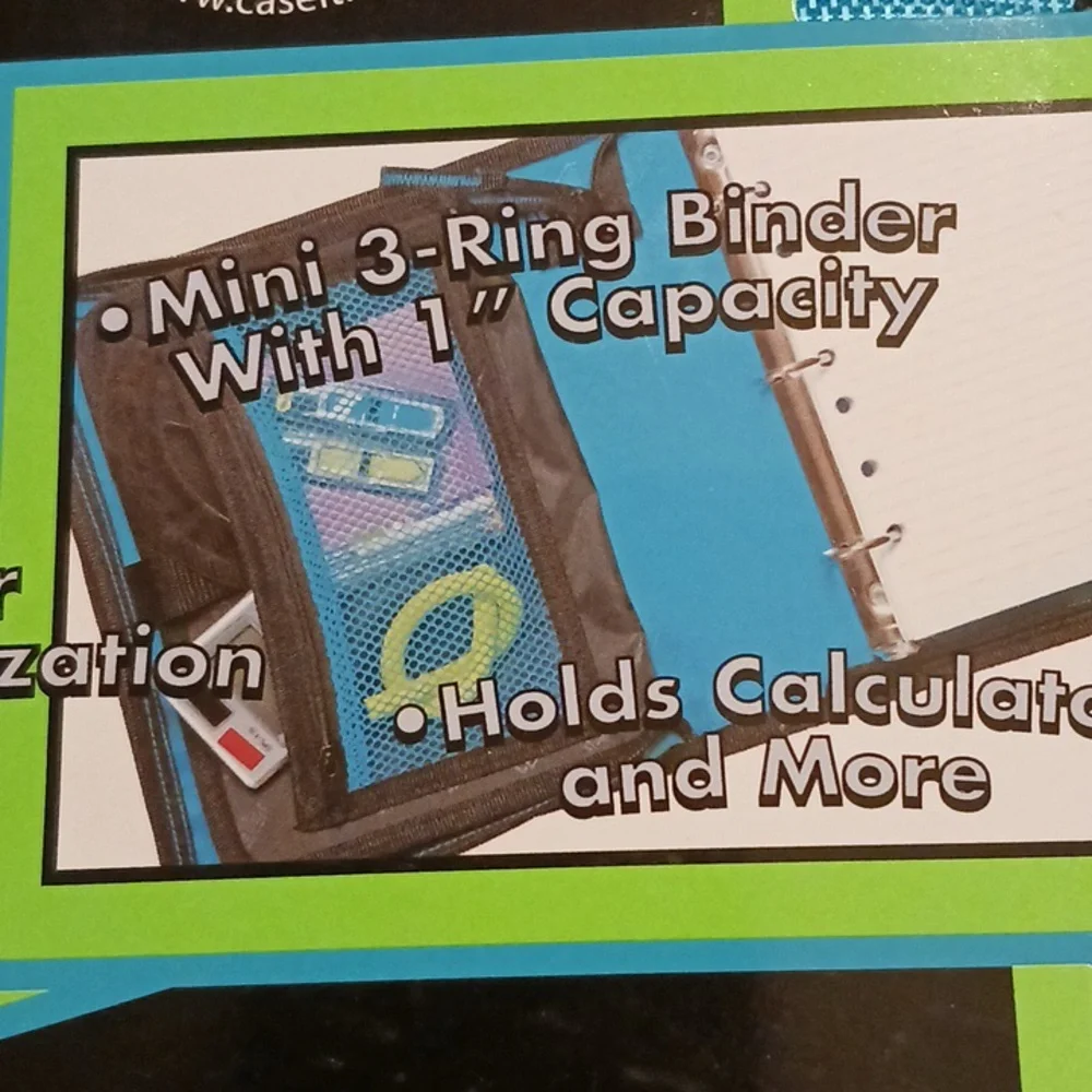 CASE•IT THE MINI TAB 3-RING BINDER 1